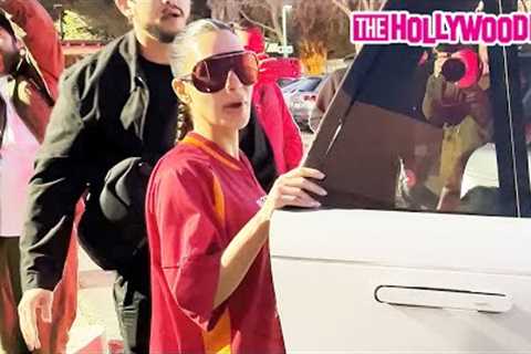 Kim Kardashian Gets Mad &amp; Scolds Paparazzi When Asked About Kanye West Attacking Photographers