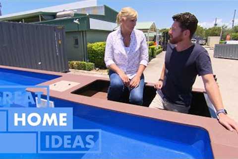 How to Install a Shipping Container Pool In Your Backyard | HOME | Great Home Ideas
