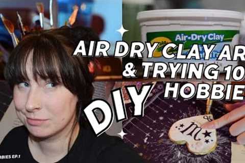 DIY Air Dry Clay: Making a Handmade Gift - 100 Hobbies Ep.1 | cozywithmorgs