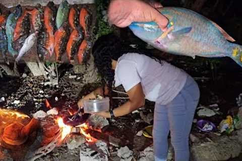 Night diving Curacao | sham cooking fish | Colaz shoot big fish