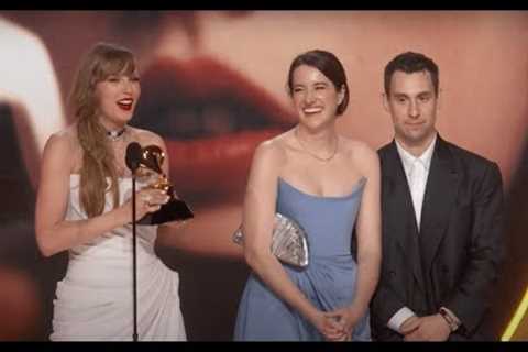 TAYLOR SWIFT Wins Album Of The Year For 'MIDNIGHTS' | 2024 GRAMMYs Acceptance Speech