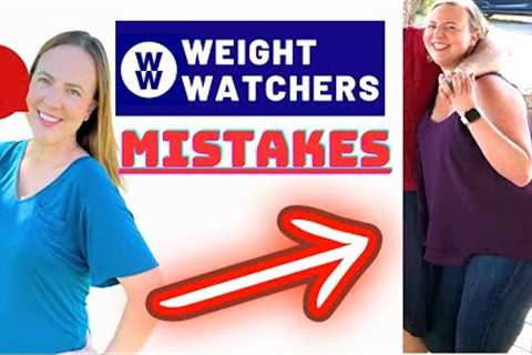 Weight Watchers Mistakes To Avoid