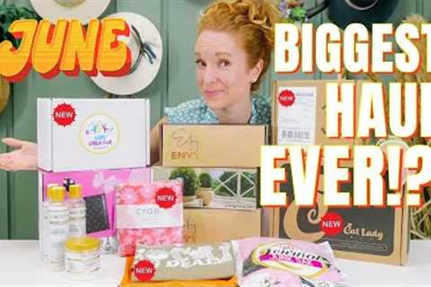 🚨 MASSIVE UNBOXING! 11 Subscription Boxes | June 2023 Monthly Haul