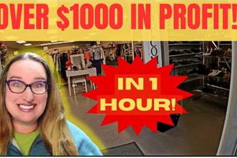 EPIC Thrift Store Trip INSANE HAUL so much profit to flip!