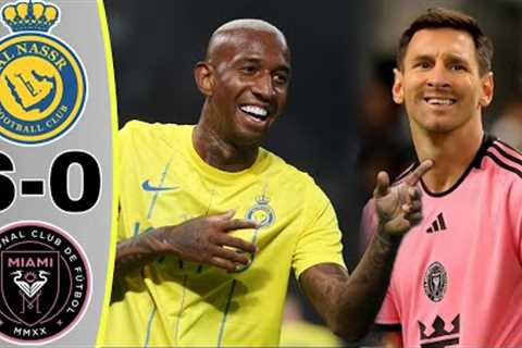 Cristiano Ronaldo vs Lionel Messi Al Nassr vs Inter Miami 6-0 Highlights All Goals 2024