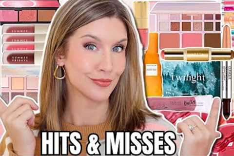 Testing TONS of NEW *HYPED* MAKEUP (Drugstore &amp; High End) 🤩 What’s worth it??