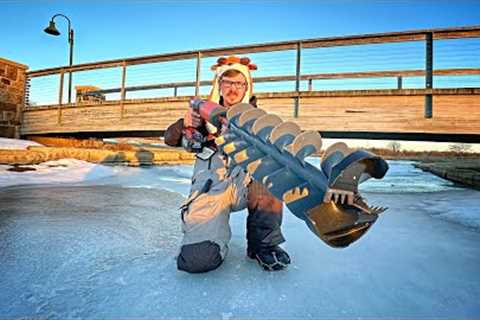 Nighttime Stealth Ice Fishing For FREAK SHOW CRAPPIES!!! (Monster After Monster)
