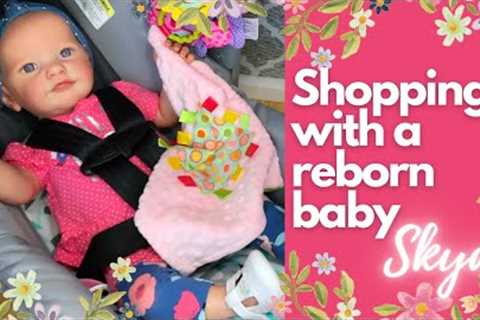 Big Shopping Trip For Reborn Baby Skya &amp; Reborn Haul! Shopping At Walmart, Target &amp; Ross..