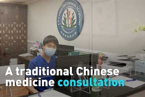 A traditional Chinese medicine consultation