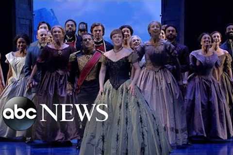 Broadway's 'Frozen' cast performs 'For the First Time in Forever'