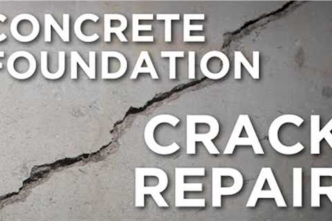 How to Fix Cracks in a Concrete Foundation (SUPER STRONG)