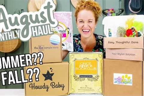 August 2023 Subscription Boxes Monthly Haul | Is it Summer or Fall?!