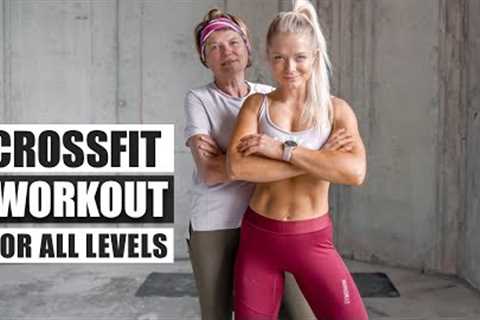 WORKOUT OF THE DAY | CROSSFIT, HIIT AT HOME | For Beginners &amp; Advanced Athletes!