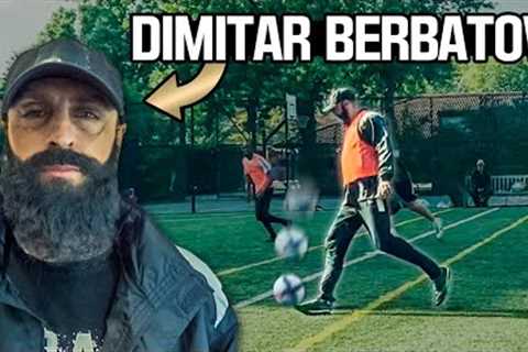 BERBATOV DISGUISED AS OLD MAN PLAYS FOOTBALL (EPIC PRANK)