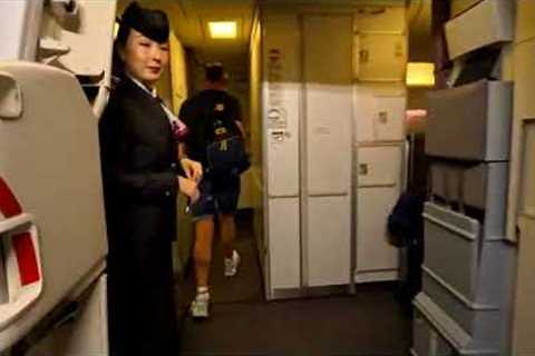 Travel: QATAR AIRWAYS B777-300 Business Class【4K Trip Report Non-Qsuite HKG-DOH】