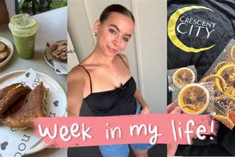 spend the week with me 💌 crochet update, shopping &amp; bestie coffee dates 🫶🏼
