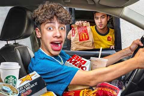 I ATE Every DRIVE THRU in a Day
