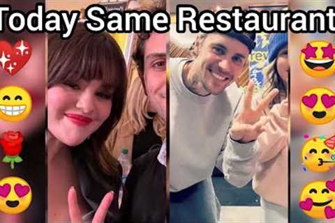 5 Minutes Ago: Selena Gomez and Justin Bieber in the Same Restaurant