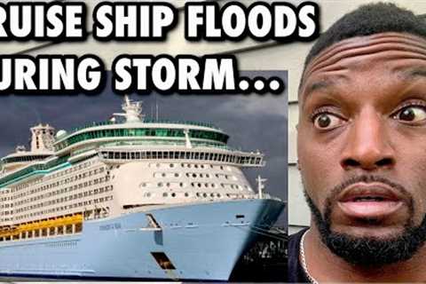 Royal Caribbean Cruise Ship Floods After Getting Caught In Storm At Sea