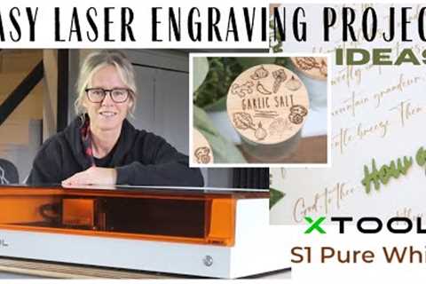 Home Laser Engraver ~ xTool S1 White Laser Projects ~ Small Business Laser Projects