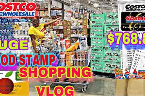 HUGE COSTCO FOOD STAMP GROCERY HAUL | SHOP WITH ME THE WHOLE STORE , SO MUCH TO EXPLORE
