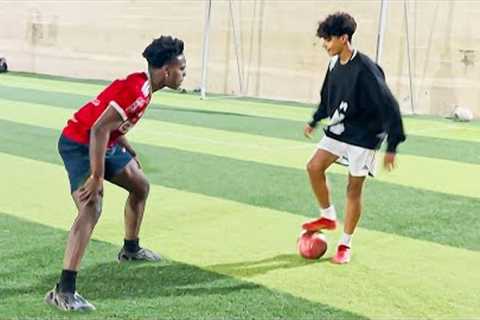 iShowSpeed plays football against Ronaldo's son...