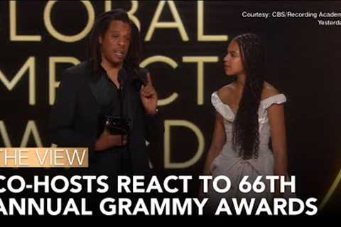 Co-Hosts React To 66th Annual Grammy Awards | The View