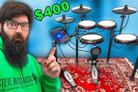 This Electronic Drum Set is a BEAST for only $400