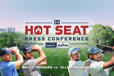 Tom Brady, Aaron Rodgers, Patrick Mahomes, Josh Allen Live Interview | Hot Seat Press Conference