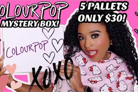 COLOURPOP  MYSTERY EYESHADOW BOX UNBOXING!