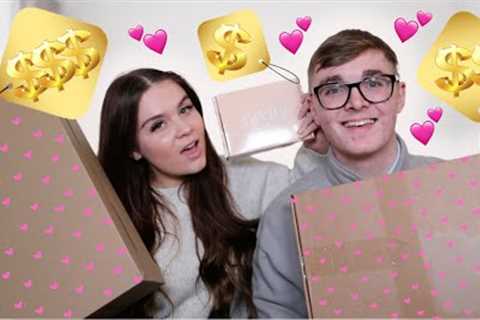 Unboxing VALENTINES Mystery Boxes *CHEAPEST Box VS MOST EXPENSIVE Box* !!