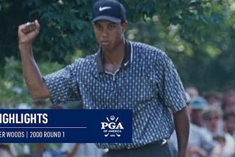 Every Shot from Tiger Woods' First Round | 2000 PGA Championship