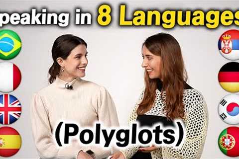2 Polyglots Speaking in 8 Languages!! (Keep Switching Language)