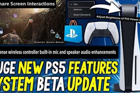 HUGE PlayStation Updates! NEW PS5 System Beta Update and Features LIVE NOW and More PS5 Game News