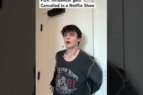 Influencers getting cancelled in Netflix Shows: #shorts