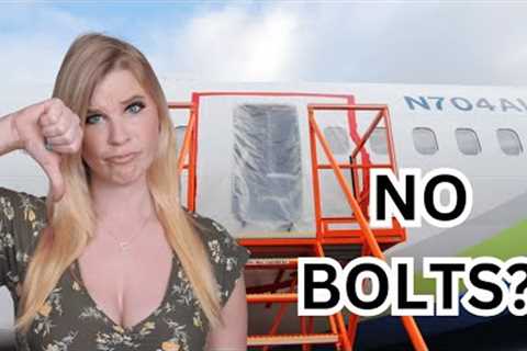 BREAKING: Alaska Airlines door plug had NO bolts installed