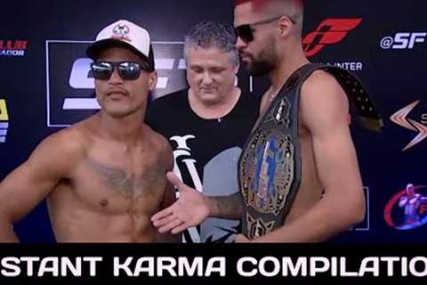 INSTANT KARMA 🤡 COMPILATION ▶ BEST MOMENTS Satisfyng Video MMA 2024 - HD