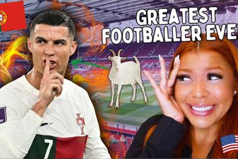 Is CR7 the REAL GOAT!? 😰 | American Girl's First Ever Reaction to Cristiano Ronaldo