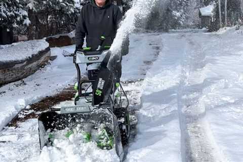 The EGO Cordless 2-Stage Snowblower is a Snow Clearing Beast!