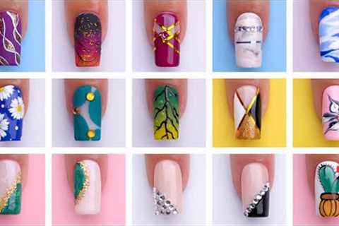 15+ Simple Nails Art Tutorial | New Nails Art Design | Olad Beauty