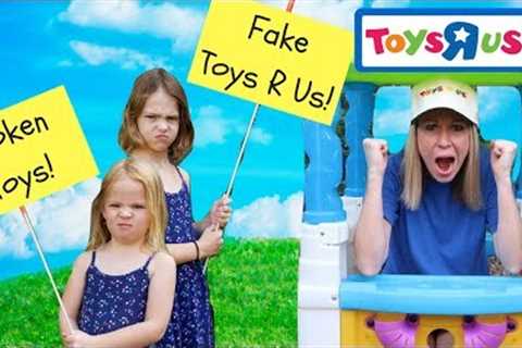 Pretend Toy Store Kid's Video Starring Addy and Maya