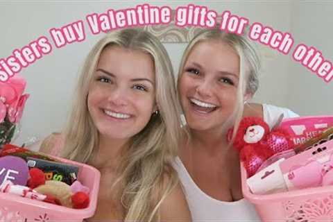 Sisters Buy Valentine Gifts For Each Other - Shopping Challenge