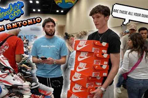 Courtside Kicks Spends $10,000 at Sneaker Con San Antonio!