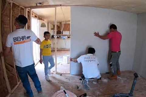 Mobile Home Renovation- Before and After
