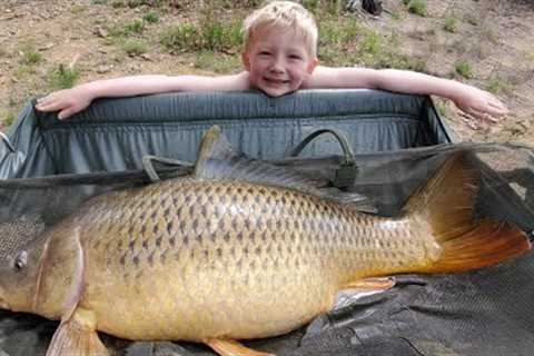 3 Day Back Country Camping &amp; Fishing - 6 Yr Old Catches MONSTER CARP!