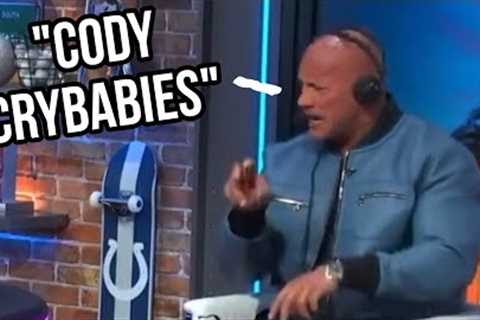 The Rock calls out the ‘Cody crybabies
