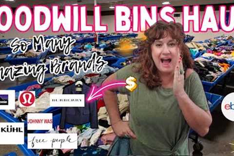 These Brands Flipped Fast On Ebay ~ Mega GOODWILL OUTLET BINS Thrift HAUL TO RESELL on Ebay