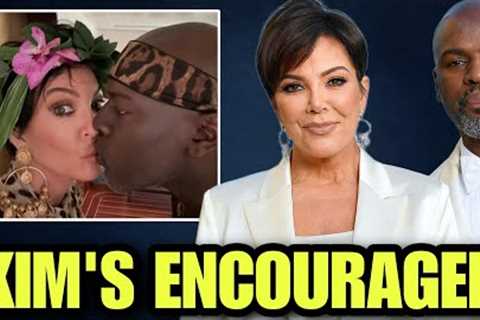 Kris Jenner Tries To Copy Kourtney And Travis Barker #kanyewest #kimkardashian