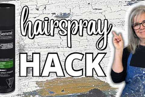 How to Make New Wood Look Old and Rustic with Hairspray