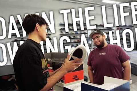 Day In The Life Owning a Sneaker Shop *Free Shoes &amp; Buying Steals*